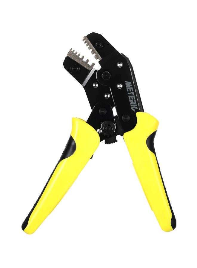 Meterk Professional Wire Crimper Yellow/Black 19x8x2cm - Image 5