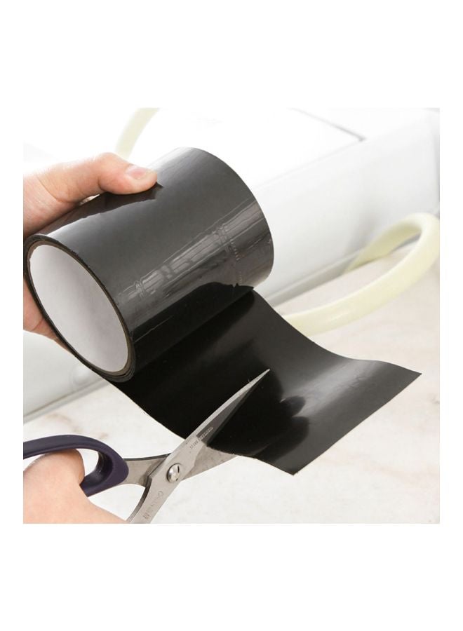 Waterproof Leak Stoppage Fiber Adhesive Tape Black 153x10cm - Image 3