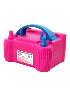 Generic Multifunctional Electric Balloon Pump Pink/Blue 195x155x125mm  - Image 1