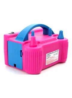 Generic Multifunctional Electric Balloon Pump Pink/Blue 195x155x125mm  - Image 3