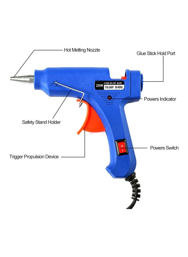 Hot Melt Glue Gun Blue  - Image 4