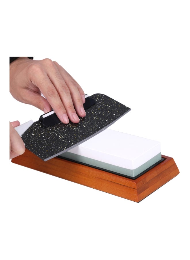 Grit Sharpening Double-Sided Grindstone Set White/Pink/Brown  - Image 4