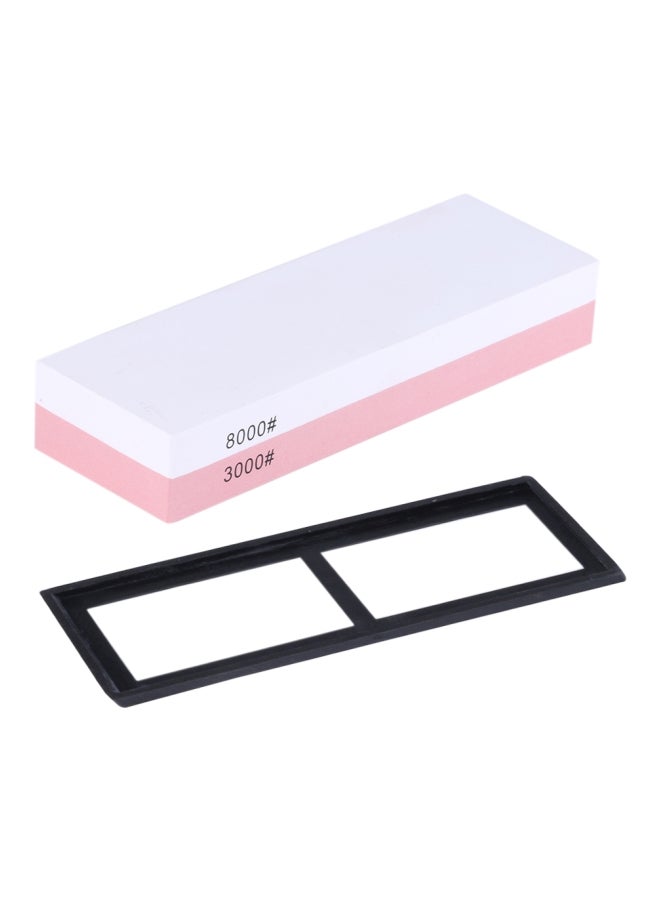 Grit Sharpening Double-Sided Grindstone Set White/Pink/Brown  - Image 2