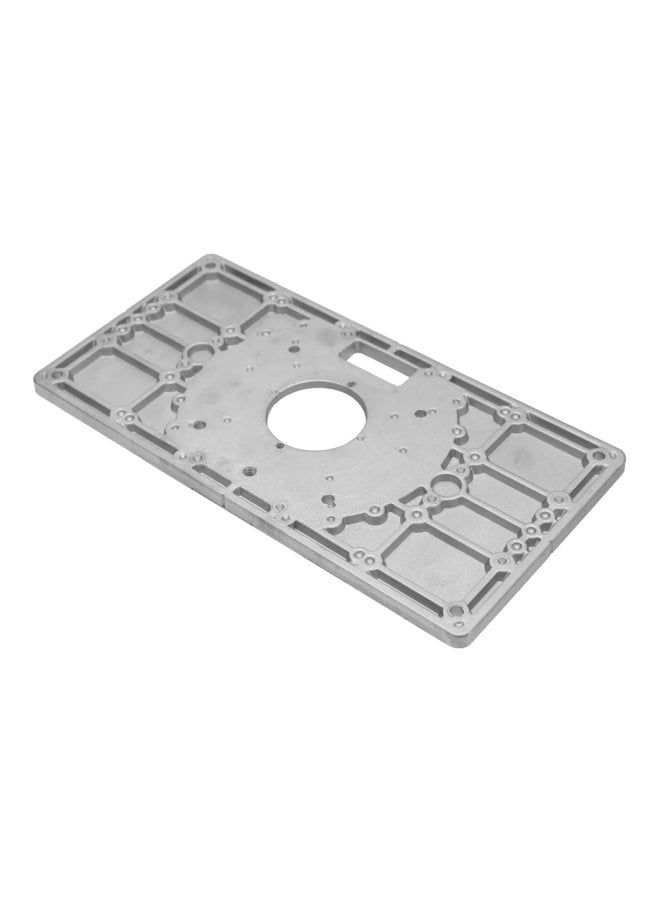Generic 21-Piece Multifunctional Router Table Insert Plate Engraving Machine Set Silver/Red 9.3x4.7x0.3inch  - Image 3