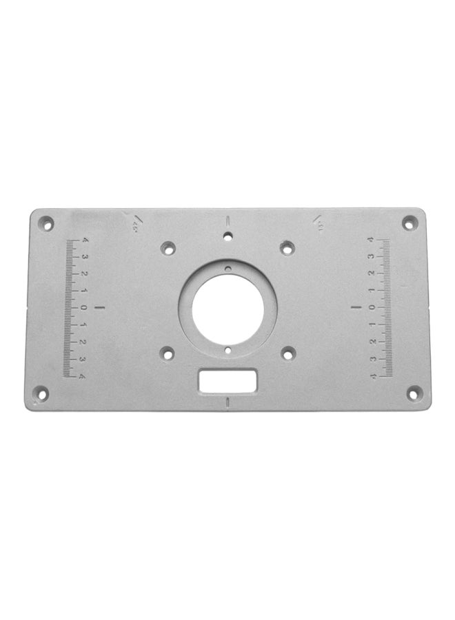 Generic 21-Piece Multifunctional Router Table Insert Plate Engraving Machine Set Silver/Red 9.3x4.7x0.3inch  - Image 5