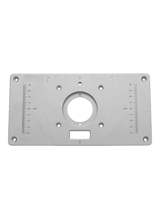 Generic 21-Piece Multifunctional Router Table Insert Plate Engraving Machine Set Silver/Black 9.3x4.7x0.3inch  - Image 4