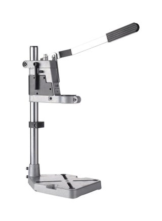 Clamp Base Bench Drill Press Stand Silver/Black 8.7x5.5inch - v1594315375/N39245887A_1