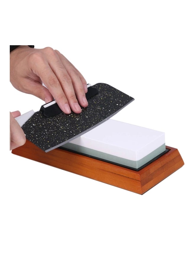 Grit Sharpening Double-Sided Grindstone Set Blue/Brown  - Image 4