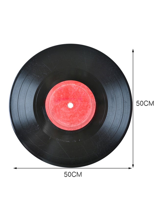 Waterproof Disc Printed Floor Sticker Black/Red 50cm - Image 2