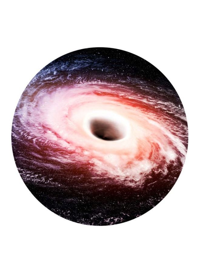 Waterproof Black Hole Printed Floor Sticker Black/Beige/Red 50cm - Image 1