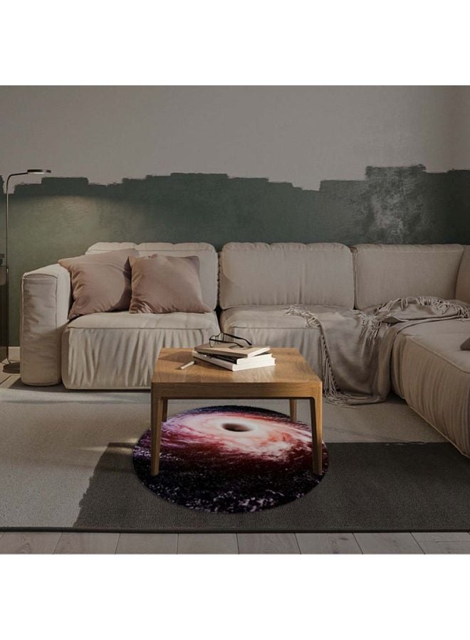 Waterproof Black Hole Printed Floor Sticker Black/Beige/Red 50cm - Image 4
