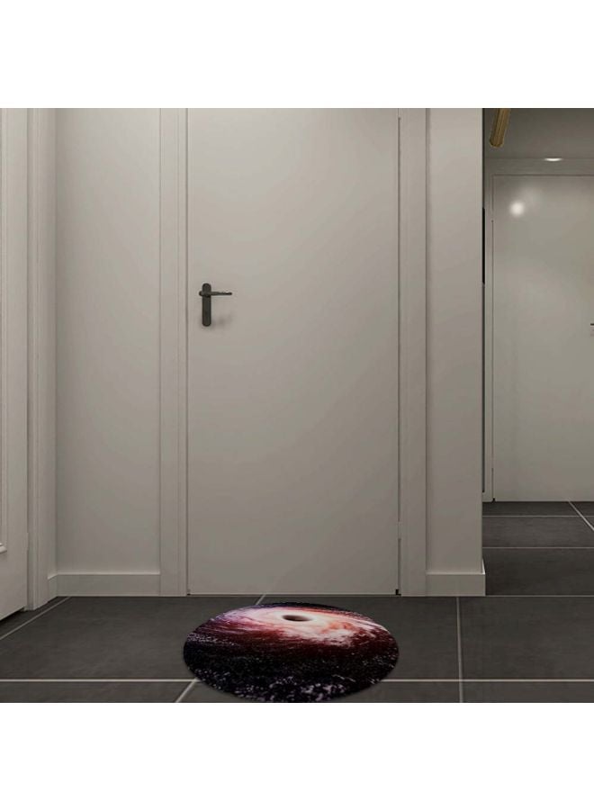Waterproof Black Hole Printed Floor Sticker Black/Beige/Red 50cm - Image 5
