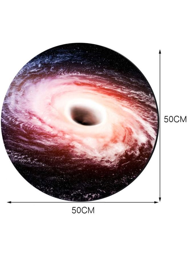 Waterproof Black Hole Printed Floor Sticker Black/Beige/Red 50cm - Image 3