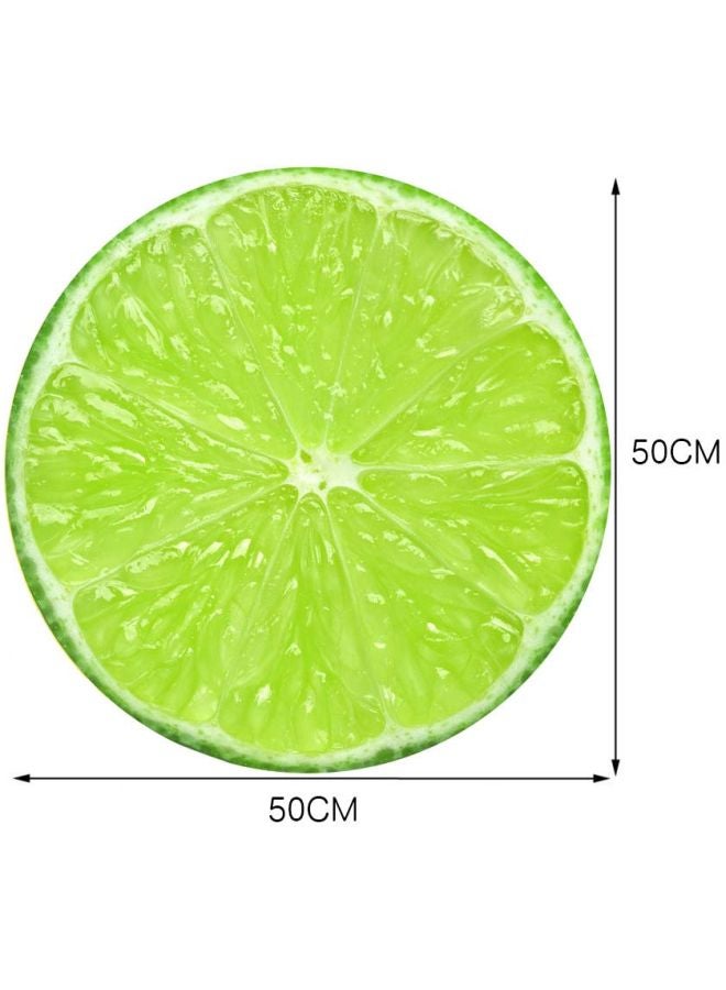 Waterproof Fruit Printed Floor Sticker Green 50cm - Image 2