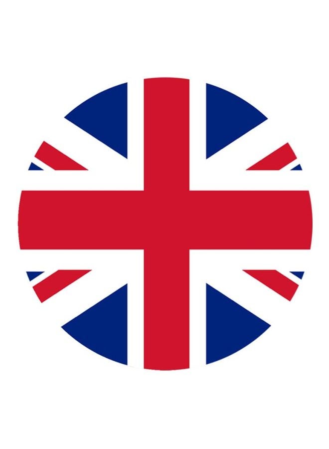 Waterproof Flag Printed Floor Sticker White/Red/Blue 50cm - Image 1
