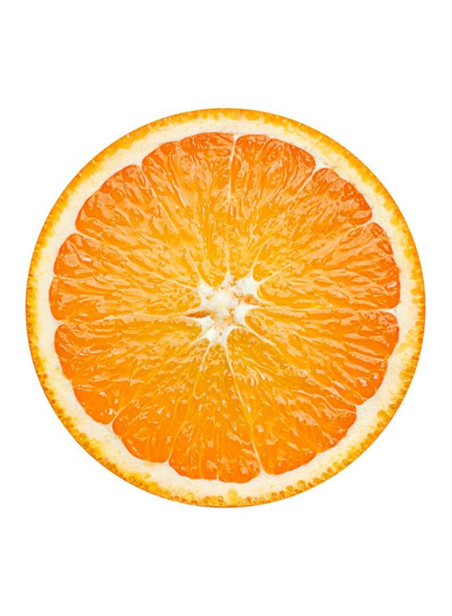 Orange Fruit Themed Floor Sticker Orange/White 50x50cm - Image 1