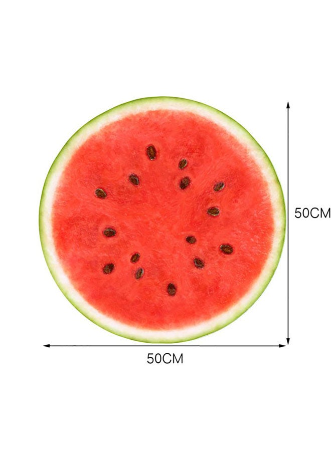 Watermelon Fruit Themed Floor Sticker Red/White/Green 50x50centimeter - Image 2