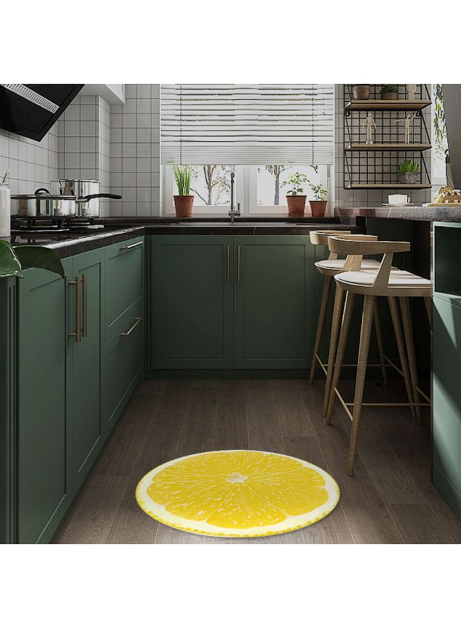 Lemon Fruit Themed Floor Sticker Yellow/White 50centimeter - Image 3