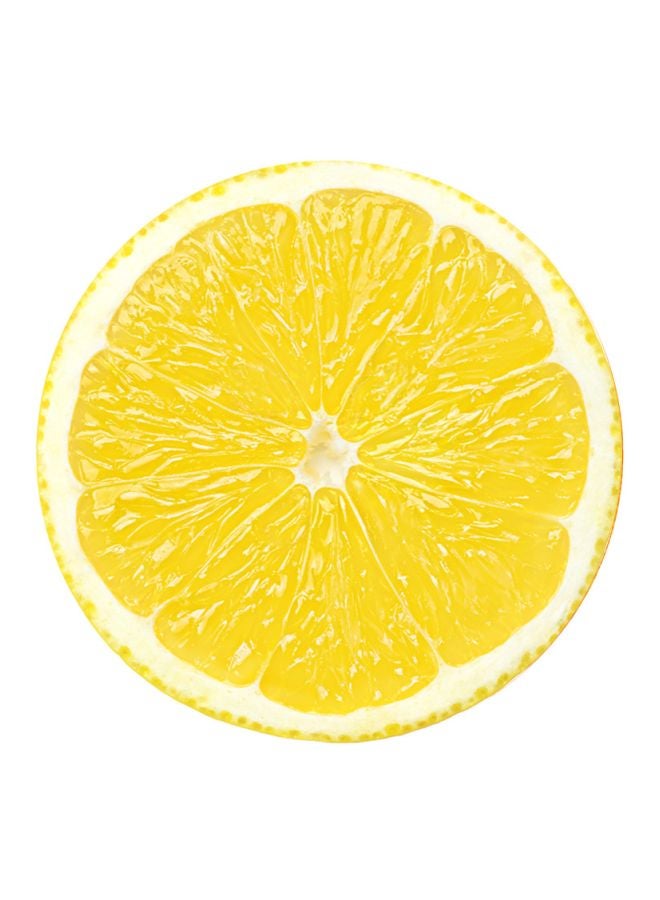 Lemon Fruit Themed Floor Sticker Yellow/White 50centimeter - Image 1