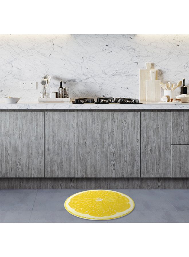 Lemon Fruit Themed Floor Sticker Yellow/White 50centimeter - Image 4