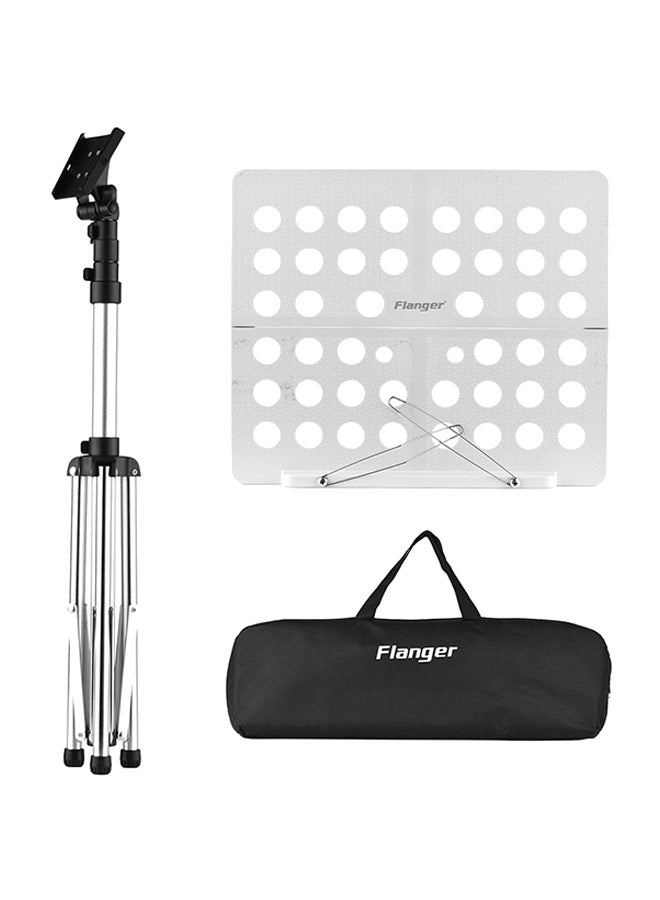 Flanger FL-05R Aluminum Alloy Collapsible Tripod Stand Set - Image 1