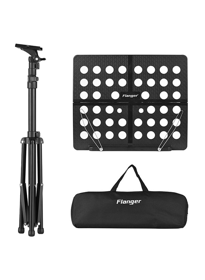 Flanger FL-05R Aluminum Alloy Collapsible Tripod Stand Set - Image 1