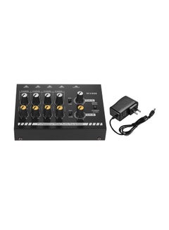 8-Channels Mono Stereo Audio Sound Line Mixer With Power Adapter