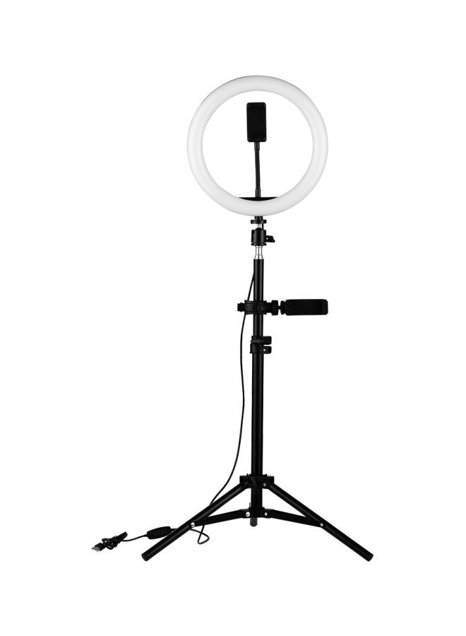 LED Video Ring Light Black - Image 1