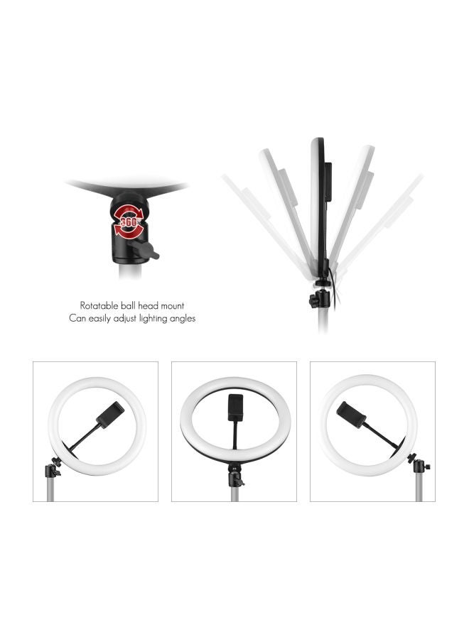 LED Video Ring Light Black - Image 3