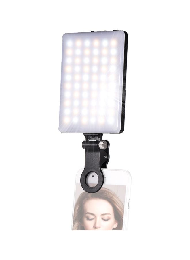 Generic Mini Clip-On Mobile Phone LED Light Black  - Image 2