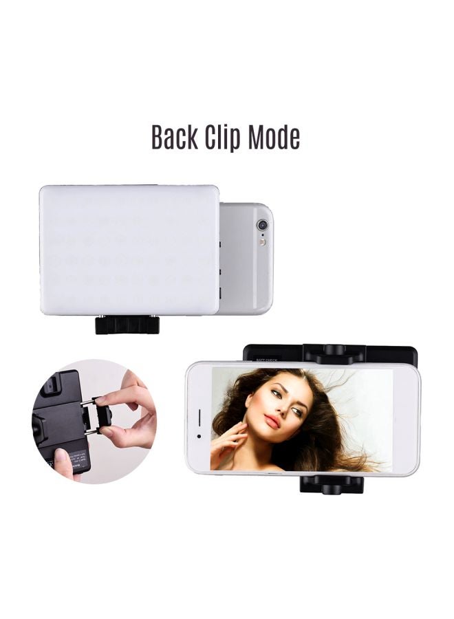 Generic Mini Clip-On Mobile Phone LED Light Black  - Image 5