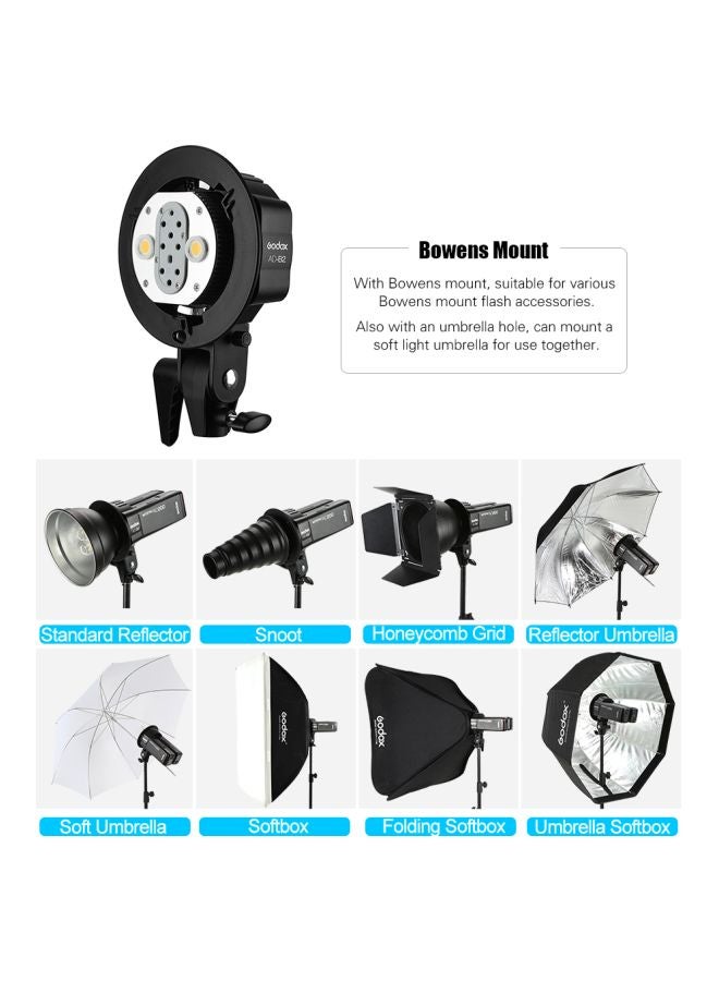 Godox - AD-B2 AD200 Dual Power Flash Head Bowen Mount - Image 1