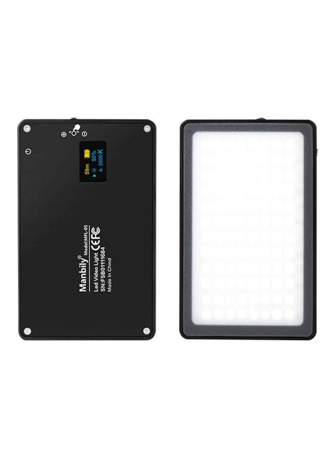 Manbily LED Video Light Black  - Image 2