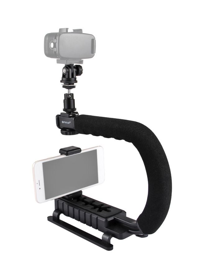 PULUZ U-Shaped Handheld DV Bracket Stabilizer Black  - Image 2