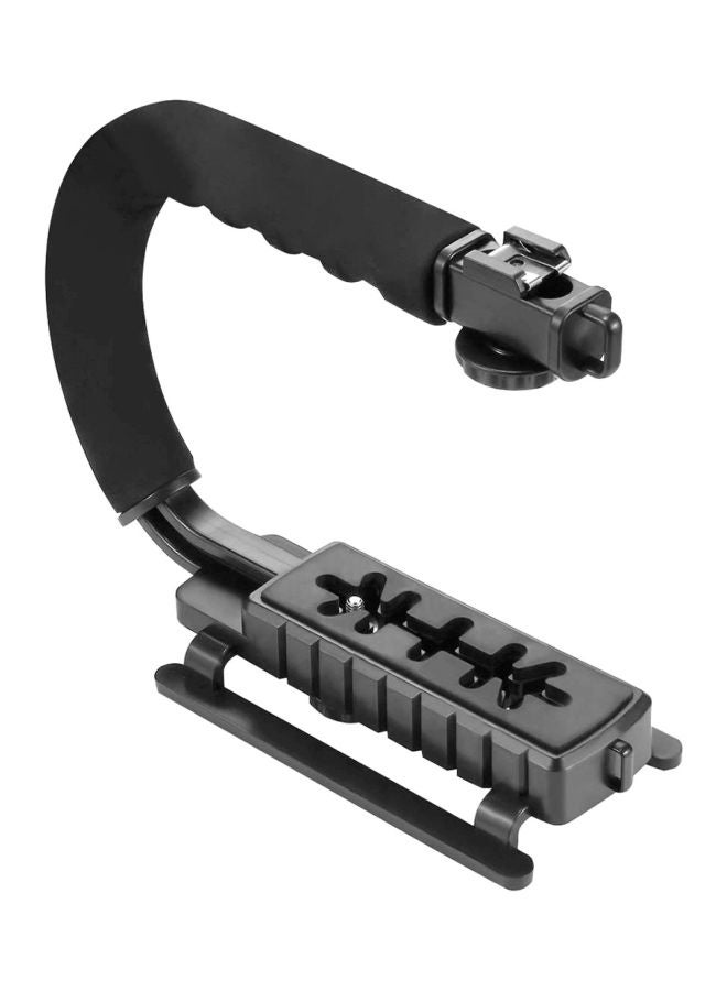 PULUZ U-Shaped Handheld DV Bracket Stabilizer Black  - Image 1