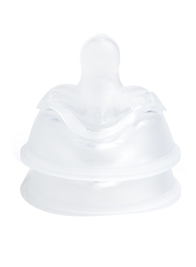 هيروبيليتي طقم حلمات رضاعة مضادة للمغص من قطعتين