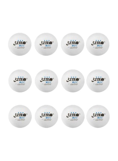 12-Piece Table Tennis Balls 4cm
