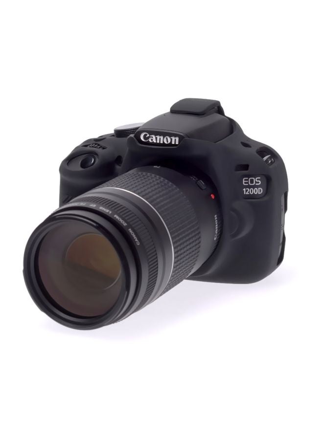 إيزي كافر غطاء حماية واقٍ من السيليكون لكاميرا كانون 1200D أسود  - Image 3