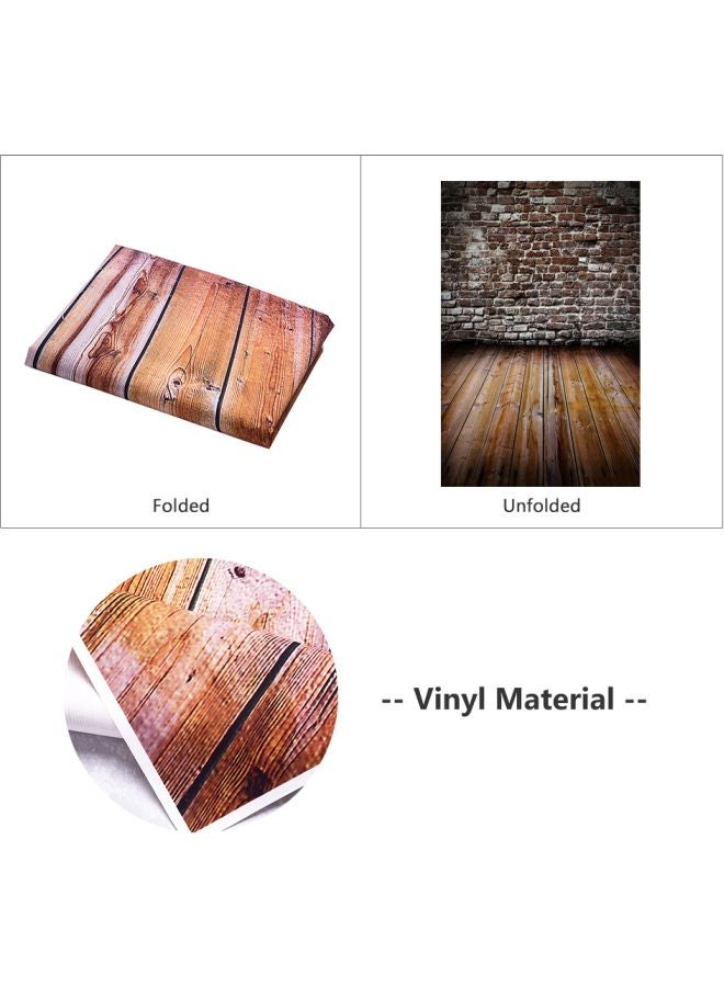 Bricks Themed Photography Background Brown/White/Black  - Image 4