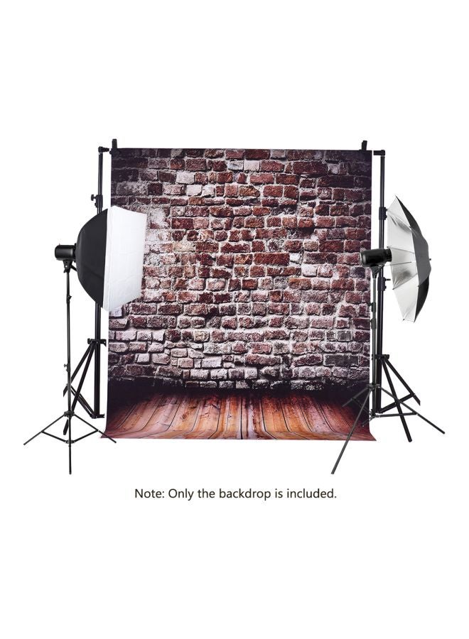 Bricks Themed Photography Background Brown/White/Black  - Image 3