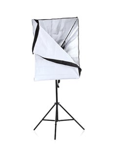 3-Piece 4 Lamp Holder With Light Stand And Soft Box Set 50x70centimeter Black/White - v1594368456/N39225266A_6