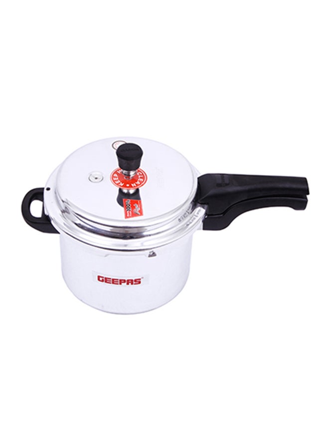 GEEPAS Aluminium Pressure Cooker, Induction Base, Long Life rubber Gasket, Responsive Safety Valve, Ergonomic Handle, Improved Pressure Regulator, Anti Implosion Lid 5.0Liters  - Image 2