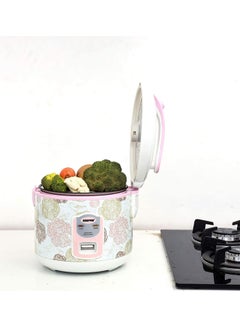 Electric Rice Cooker 500W - Non-Stick Inner Pot |Cook/Steam/Keep Warm | Make Rice & Steam Healthy Food & Vegetables 1.5 L 500 W GRC4334 / GRC4334N White/Pink/Yellow - v1594373776/N22906165A_6