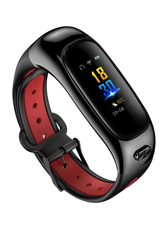 S1 Fitness Tracker With Microphone Black/Pink - Image 1