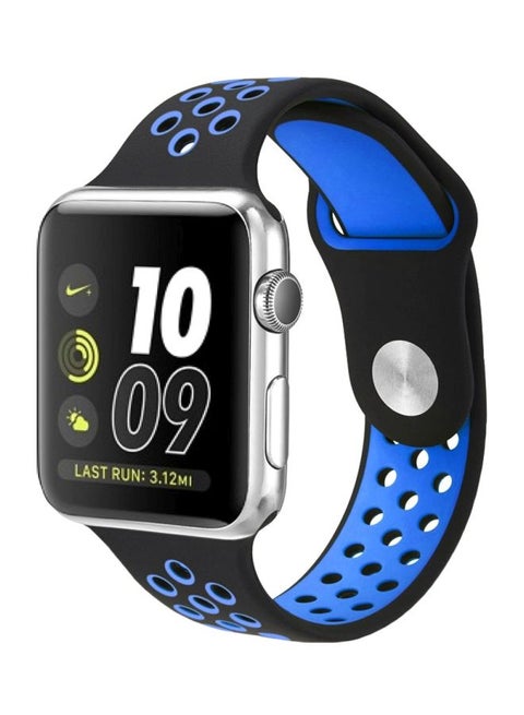 Replacement Band For Apple Watch 38/40 mm Black/Blue