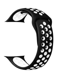 Replacement Band For Apple Watch 42/44 mm Black/White
