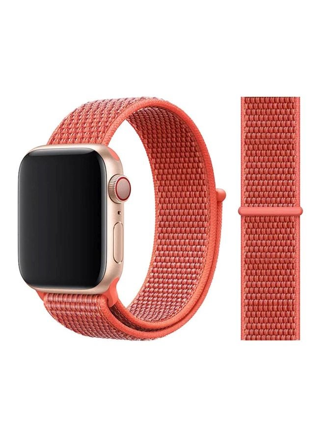 Biki - Replacement Band For Apple Watch Series 1/2/3/4 42/44 mm Red - Image 1