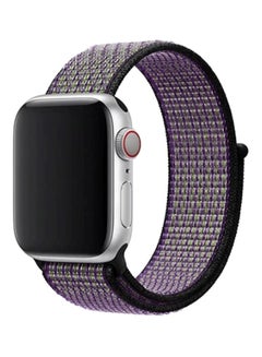 Biki Replacement Band For Apple Watch Series 1/2/3/4 42mm/44mm Purple/Black  - Image 2