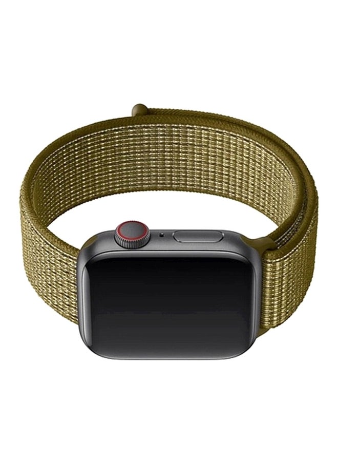 Biki - Replacement Band For Apple Watch 1/2/3/4 38 mm Olive - Image 1