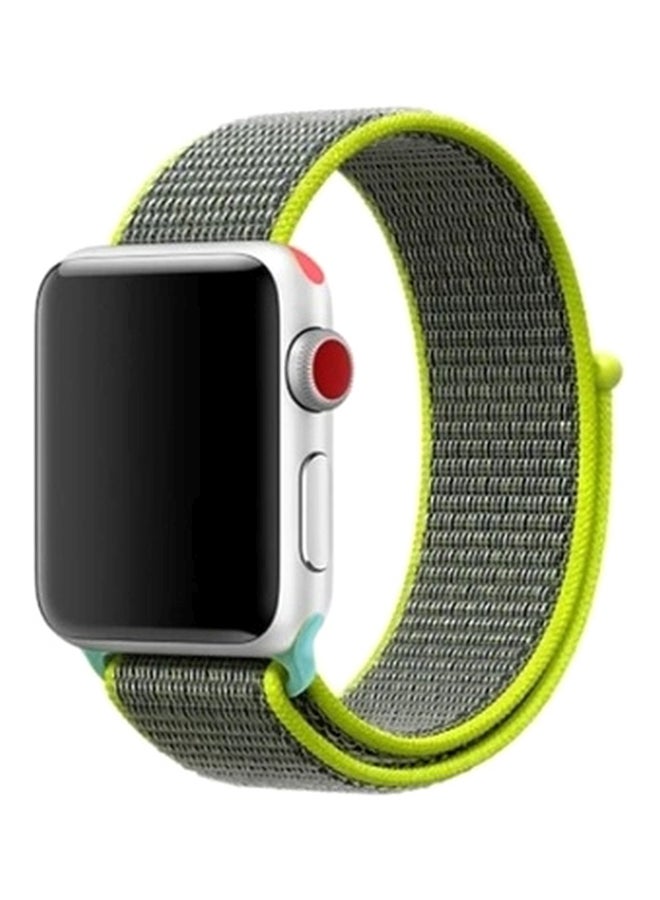 Biki - Replacement Band For Apple Watch 1/2/3/4 - 42mm Green - Image 1